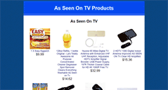 Desktop Screenshot of bargain-seen-on-tv-products.com