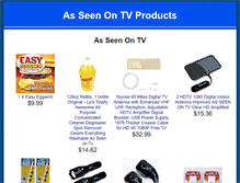 Tablet Screenshot of bargain-seen-on-tv-products.com